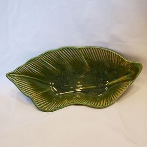 Cal Style USA Vintage Cabbage Leaf Candy Trinket Dish #2715
